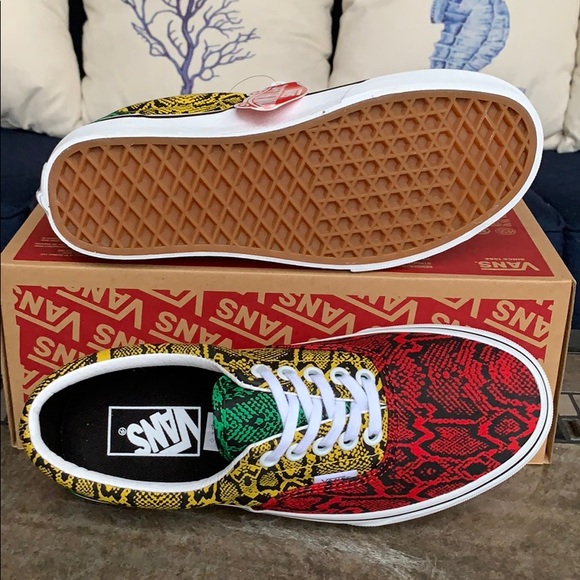 VANS ERA MULTI PYTHON Rasta/TrWht WMNS - Picture 3 of 16